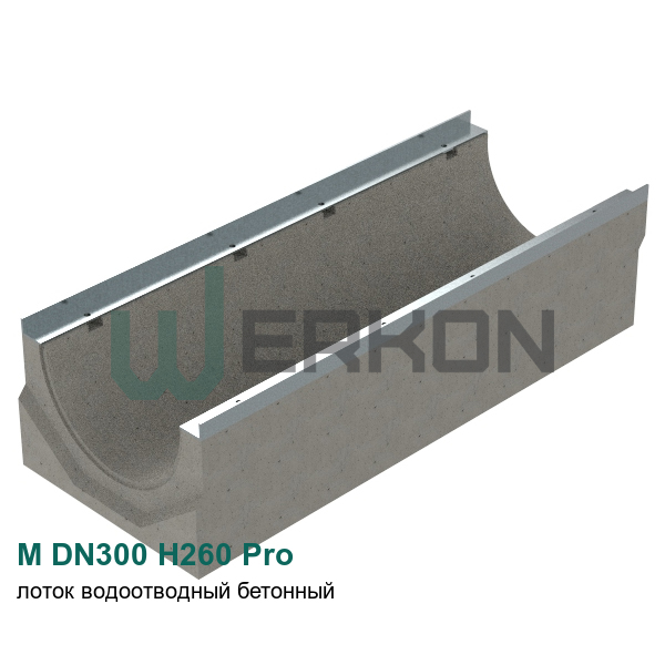 M DN300 H260 Pro Лоток водоотводный бетонный 
