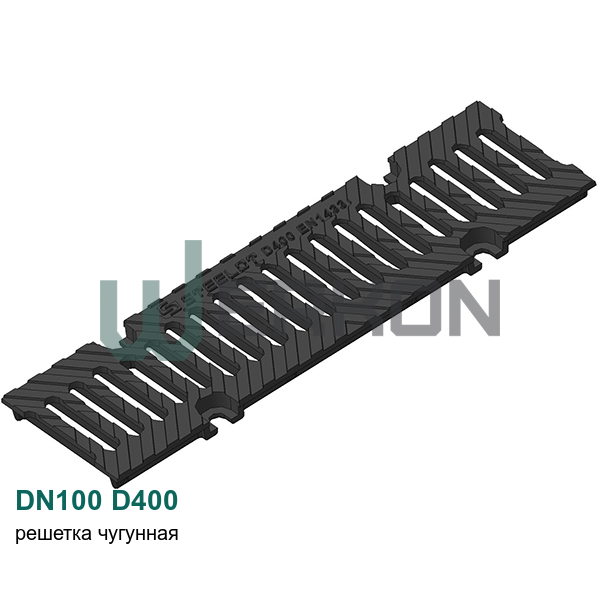 DN100 D400 Решетка чугунная 