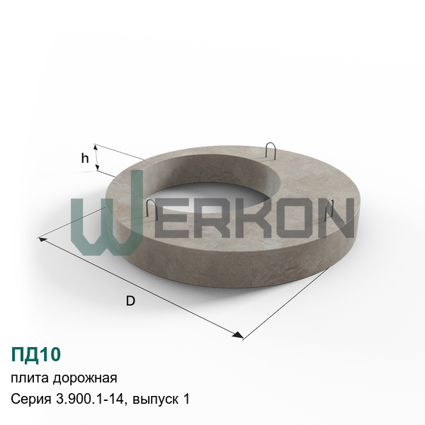 ПД10 Плита дорожная Серия 3.900.1-14, выпуск 1