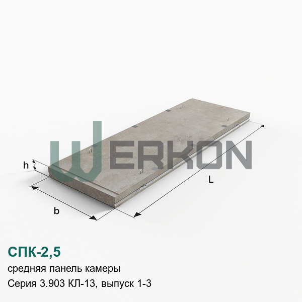 СПК-2,5 Средняя панель камеры Серия 3.903 КЛ-13, выпуск 1-3